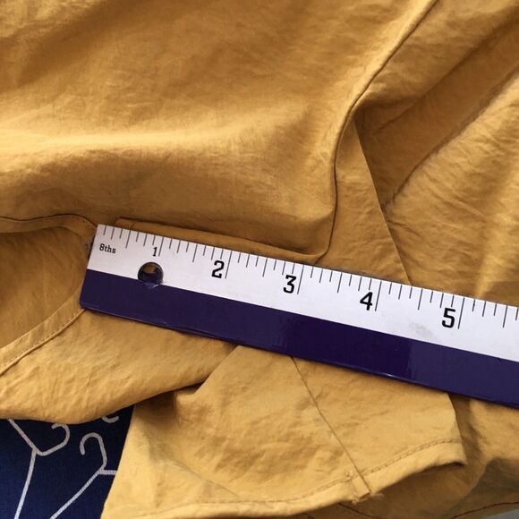 Champion Womens M Mustard Smocked High Waist Running Yoga Athletic Shorts - Picture 5 of 9